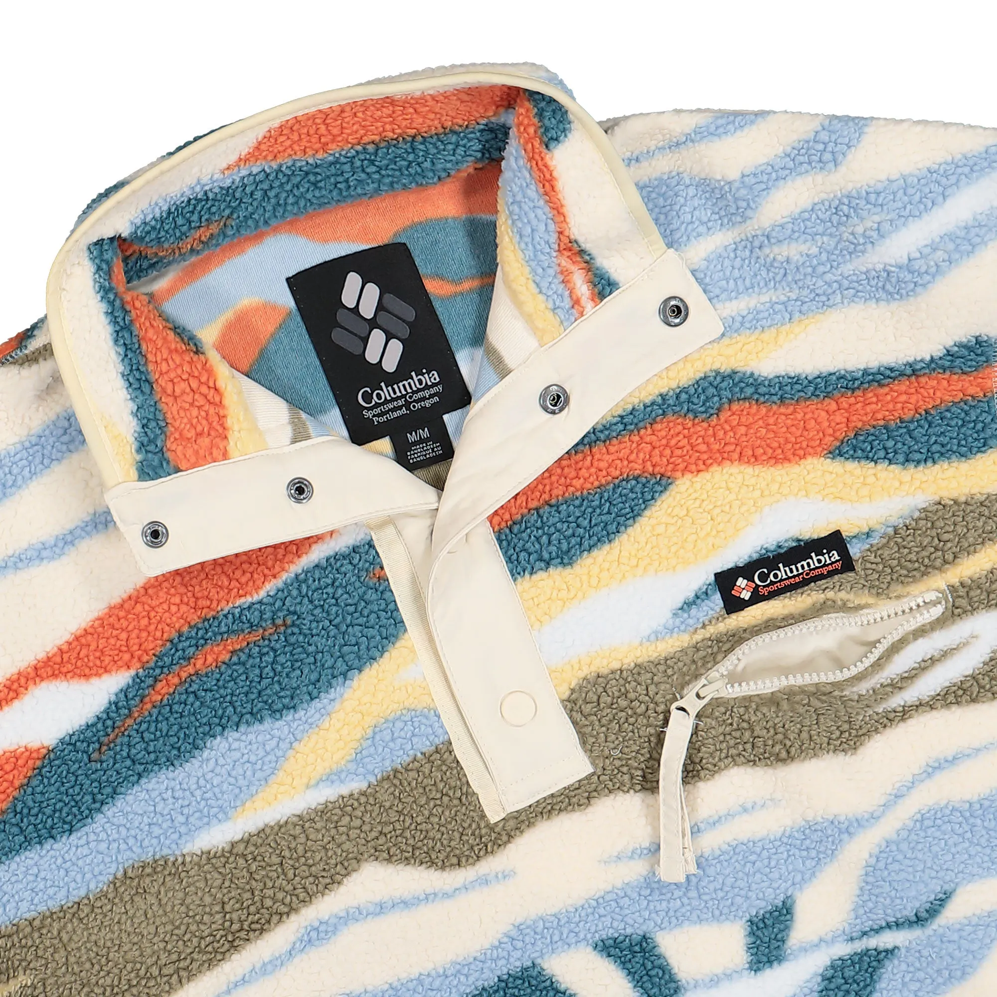 Helvetia II Printed Half Snap Fleece sold by OVERKILL product image thumbnail 5