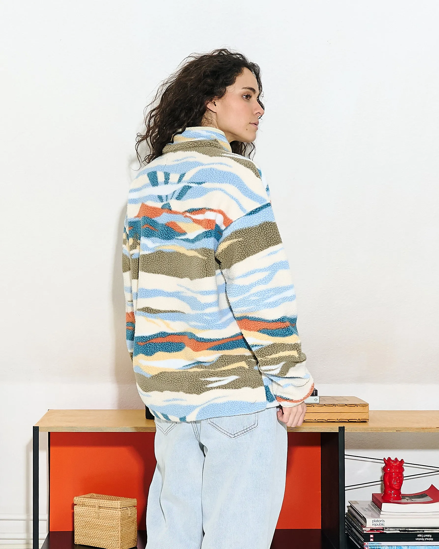 Helvetia II Printed Half Snap Fleece sold by OVERKILL product image thumbnail 4