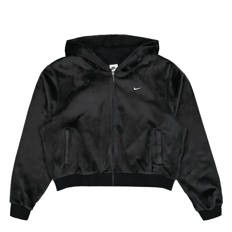 W Sportswear Chill Knit Loose Velour Full Zip Hoodie sold by OVERKILL