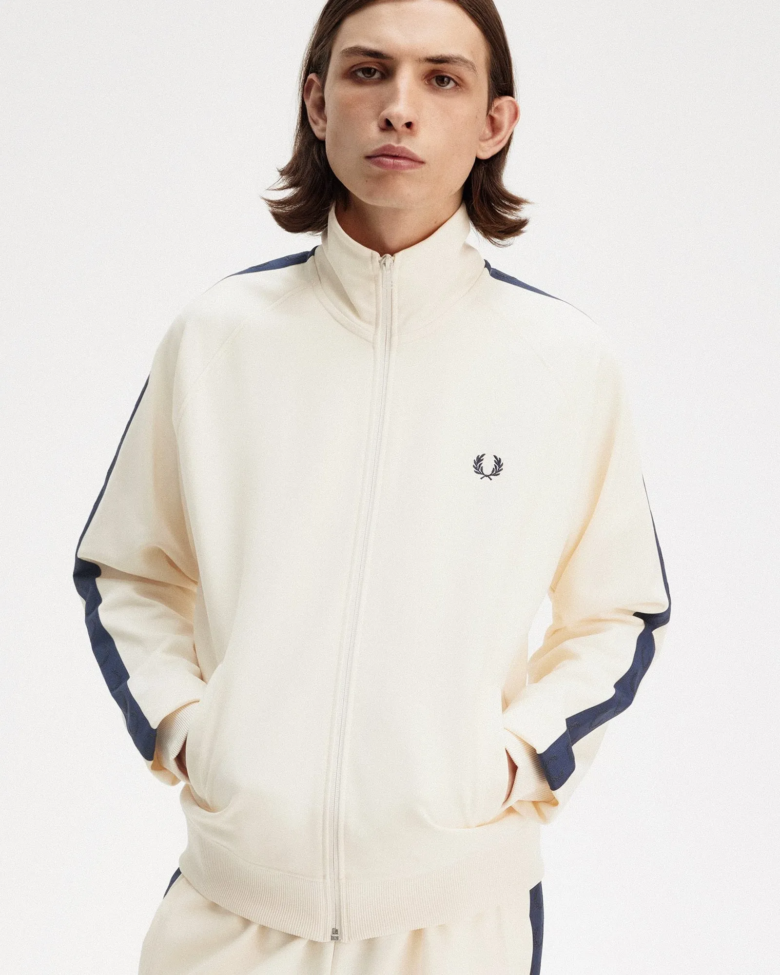 Contrast Tape Track Jacket sold by OVERKILL product image thumbnail 3