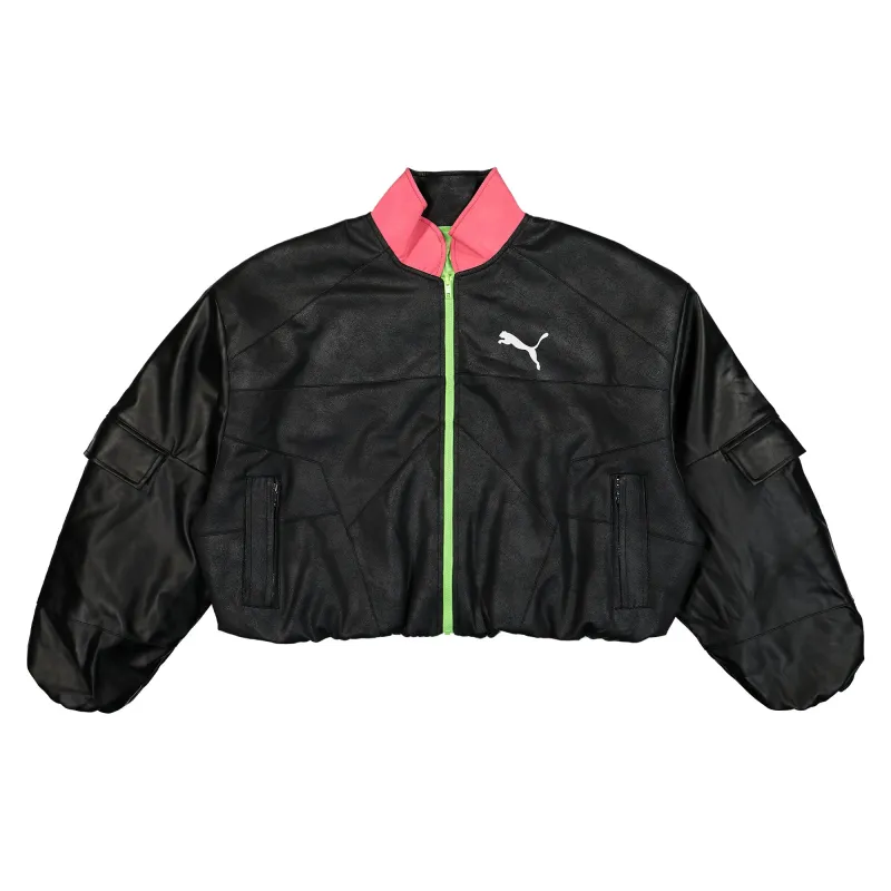 Pleather Jacket made by Puma