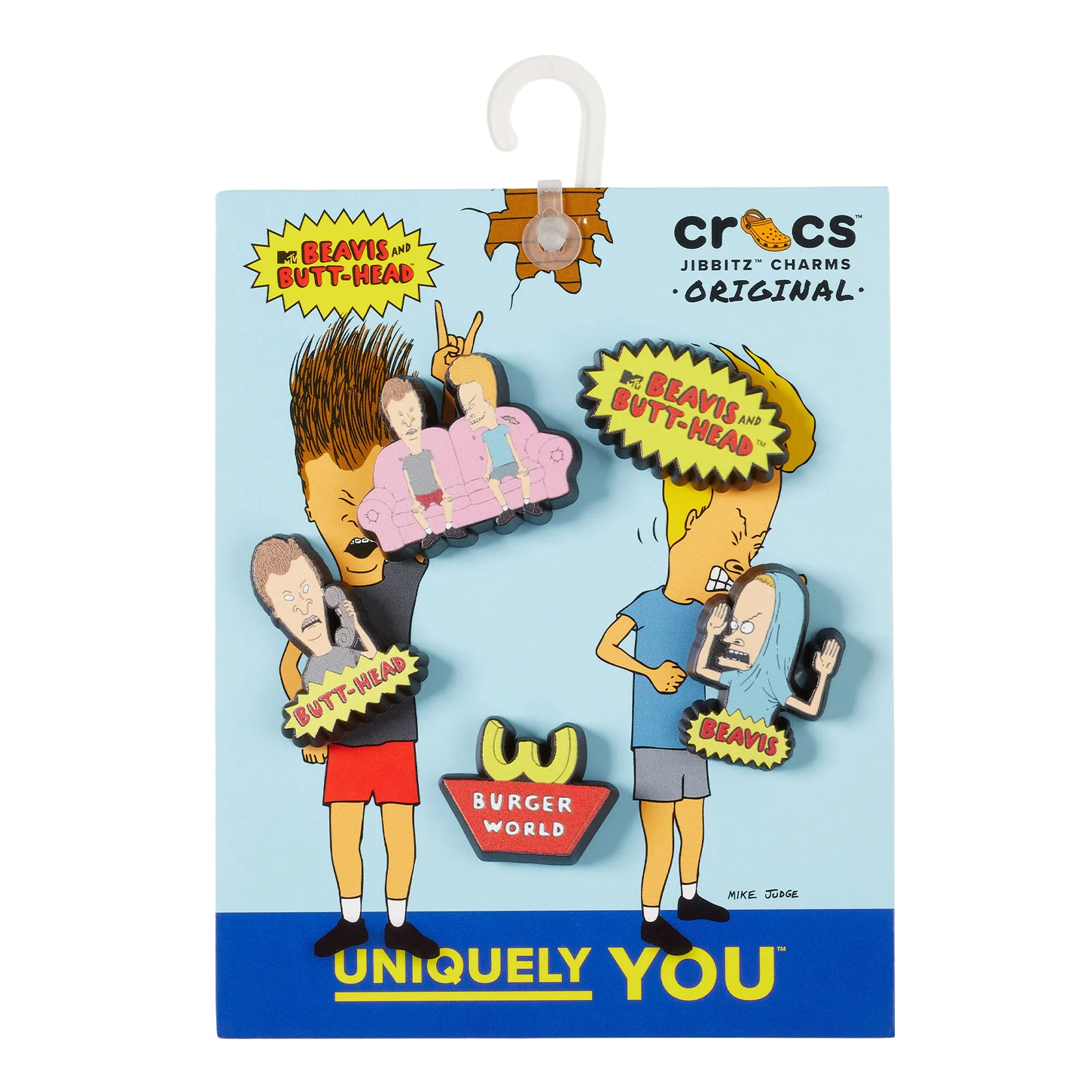Beavis and Butthead Jibbitz 5 Pack sold by OVERKILL product image thumbnail 2