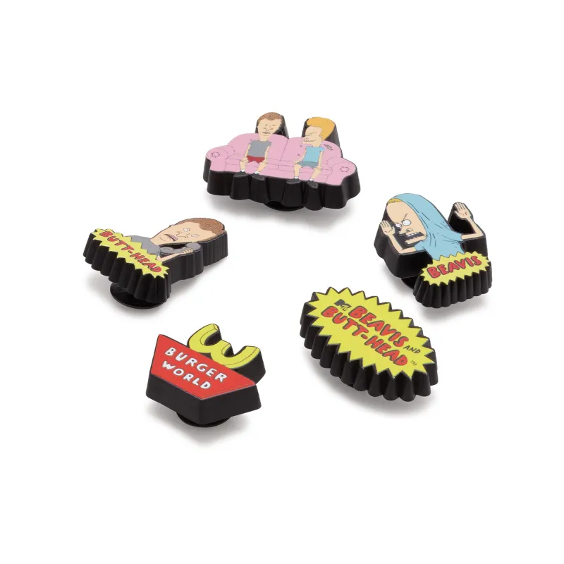 Beavis and Butthead Jibbitz 5 Pack made by Crocs