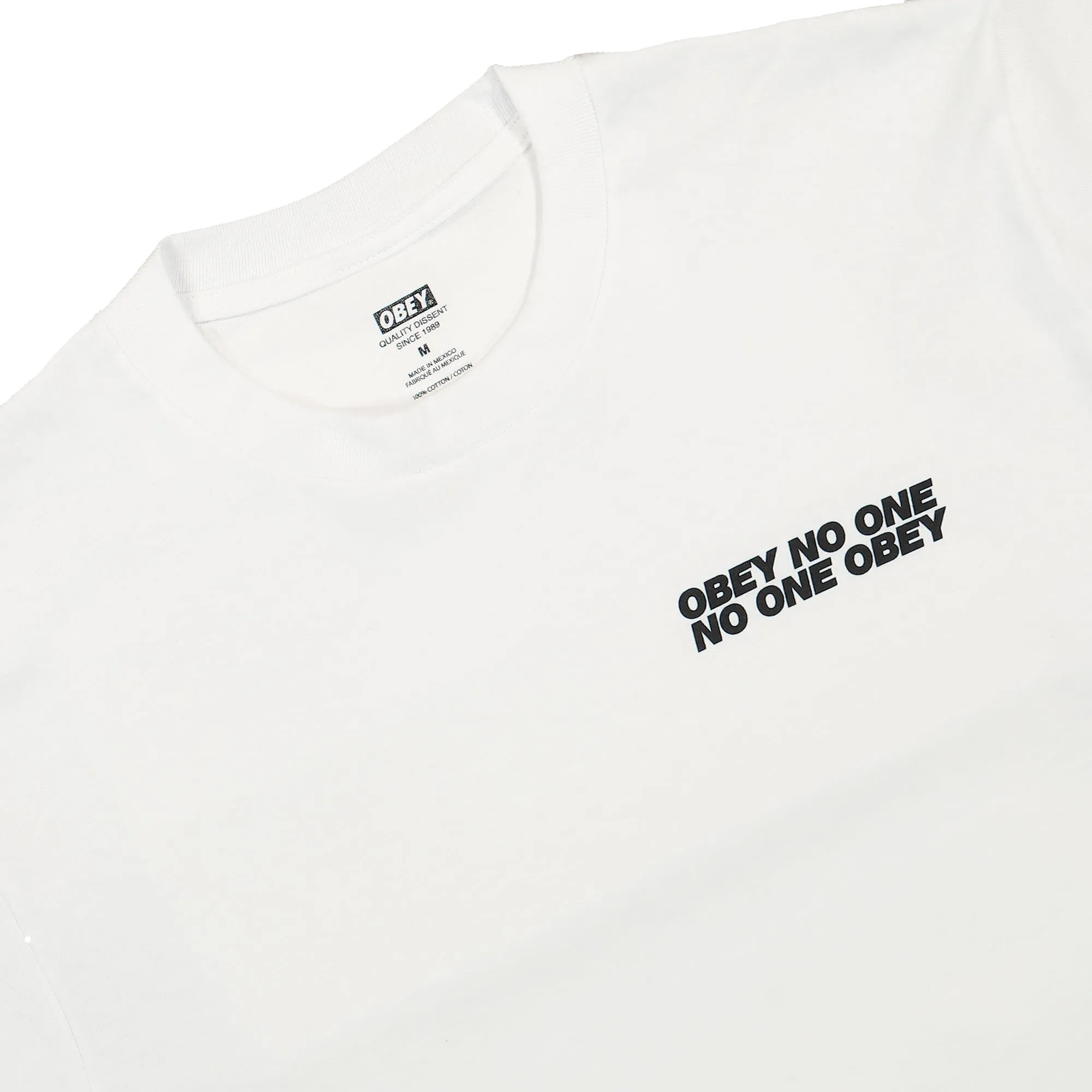 No One Obey T-Shirt sold by OVERKILL product image thumbnail 3