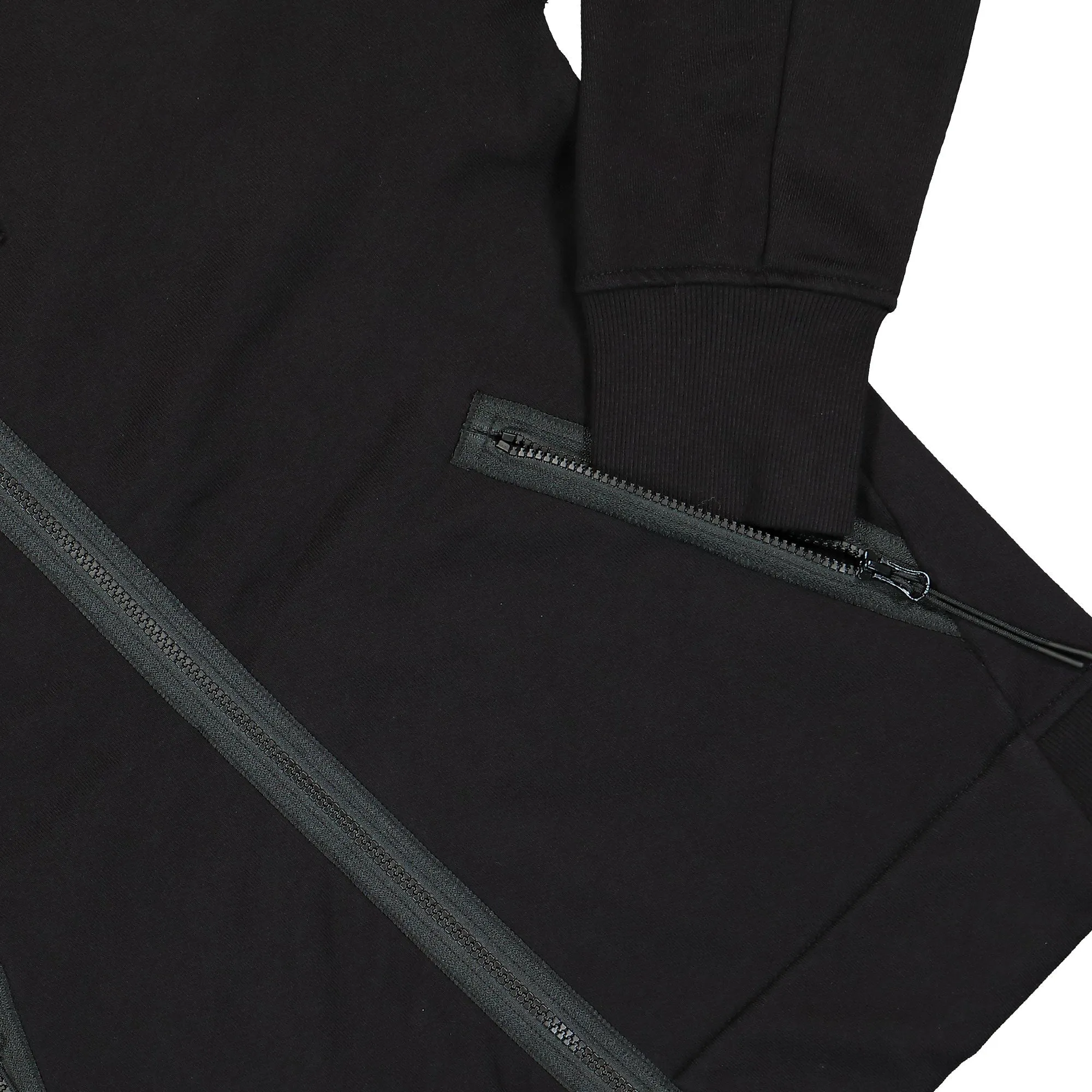 Diagonal Raised Fleece Goggle Zipped Hoodie sold by OVERKILL product image thumbnail 5
