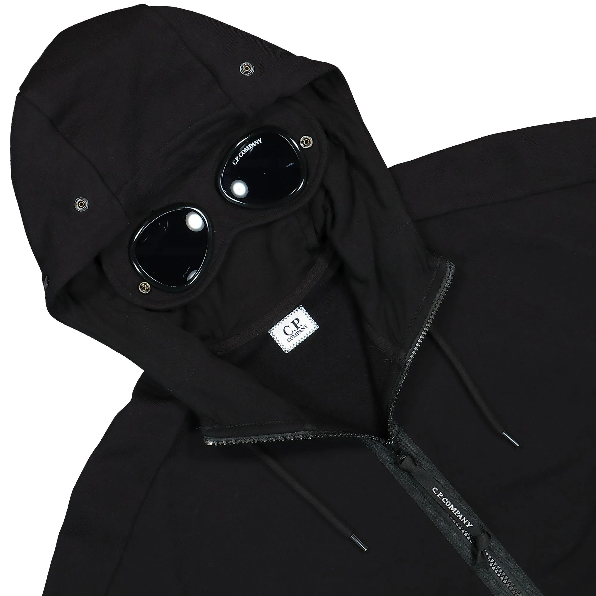 Diagonal Raised Fleece Goggle Zipped Hoodie sold by OVERKILL product image thumbnail 4