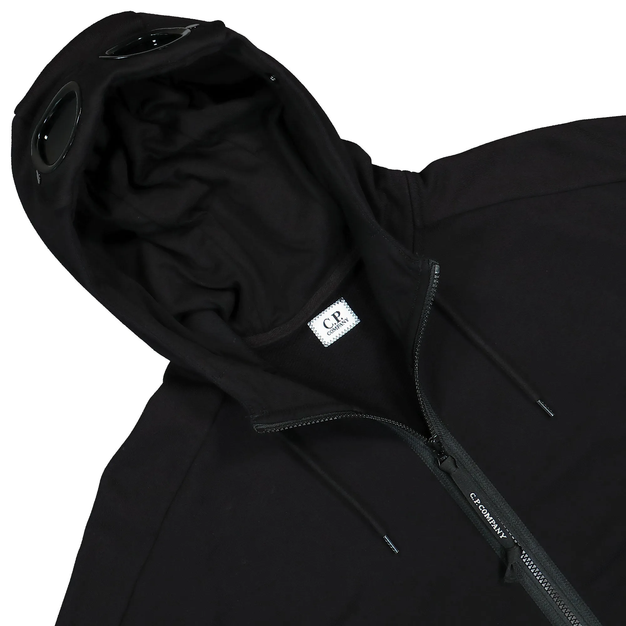 Diagonal Raised Fleece Goggle Zipped Hoodie sold by OVERKILL product image thumbnail 3