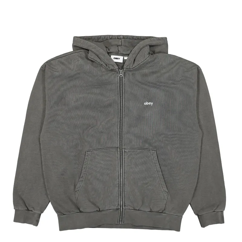 Lowercase Pigment Zip Hoodie sold by OVERKILL