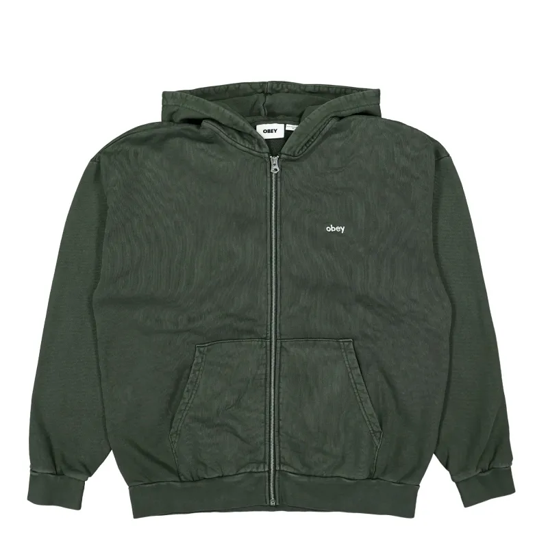 Lowercase Pigment Zip Hoodie sold by OVERKILL