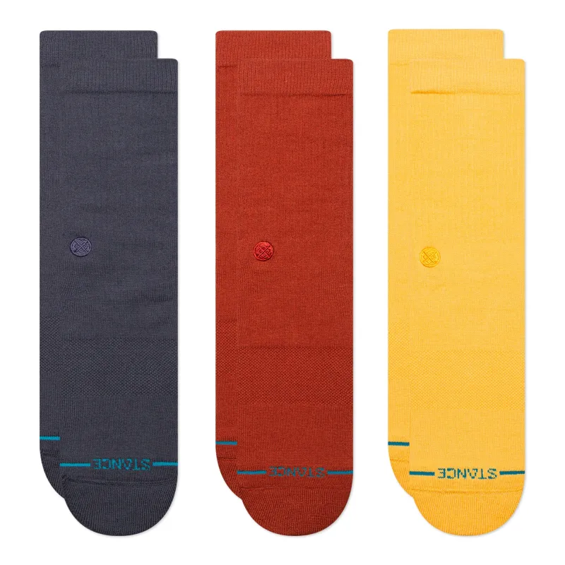 Icon 3 Pack Socks made by Stance
