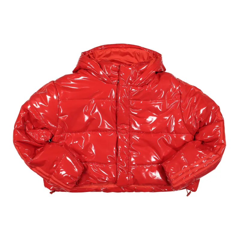 Ivy Park x adidas Latex Crop Puffer Jacket made by Adidas