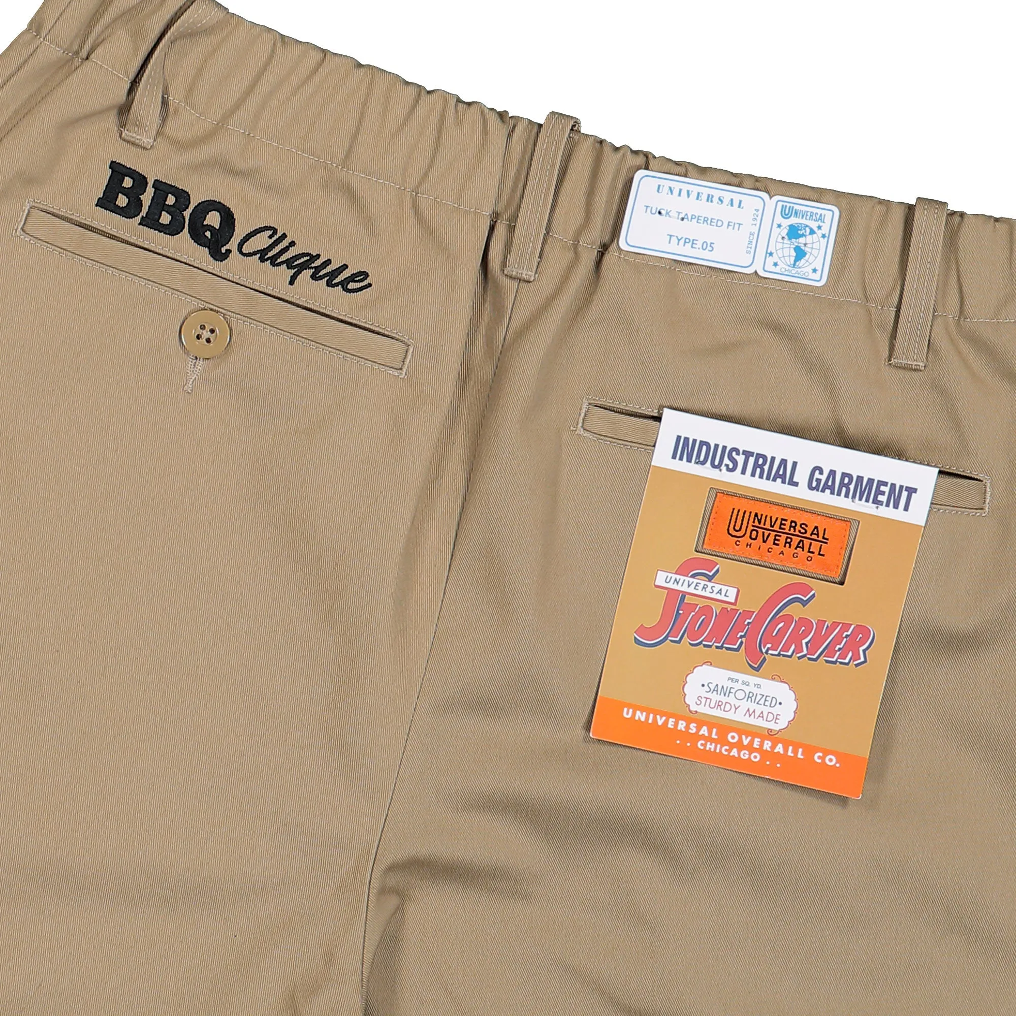 CWBerlin Tuck Tapered Trousers sold by OVERKILL product image thumbnail 5