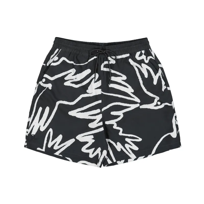 Birds Fly Free Swim Shorts made by by Parra
