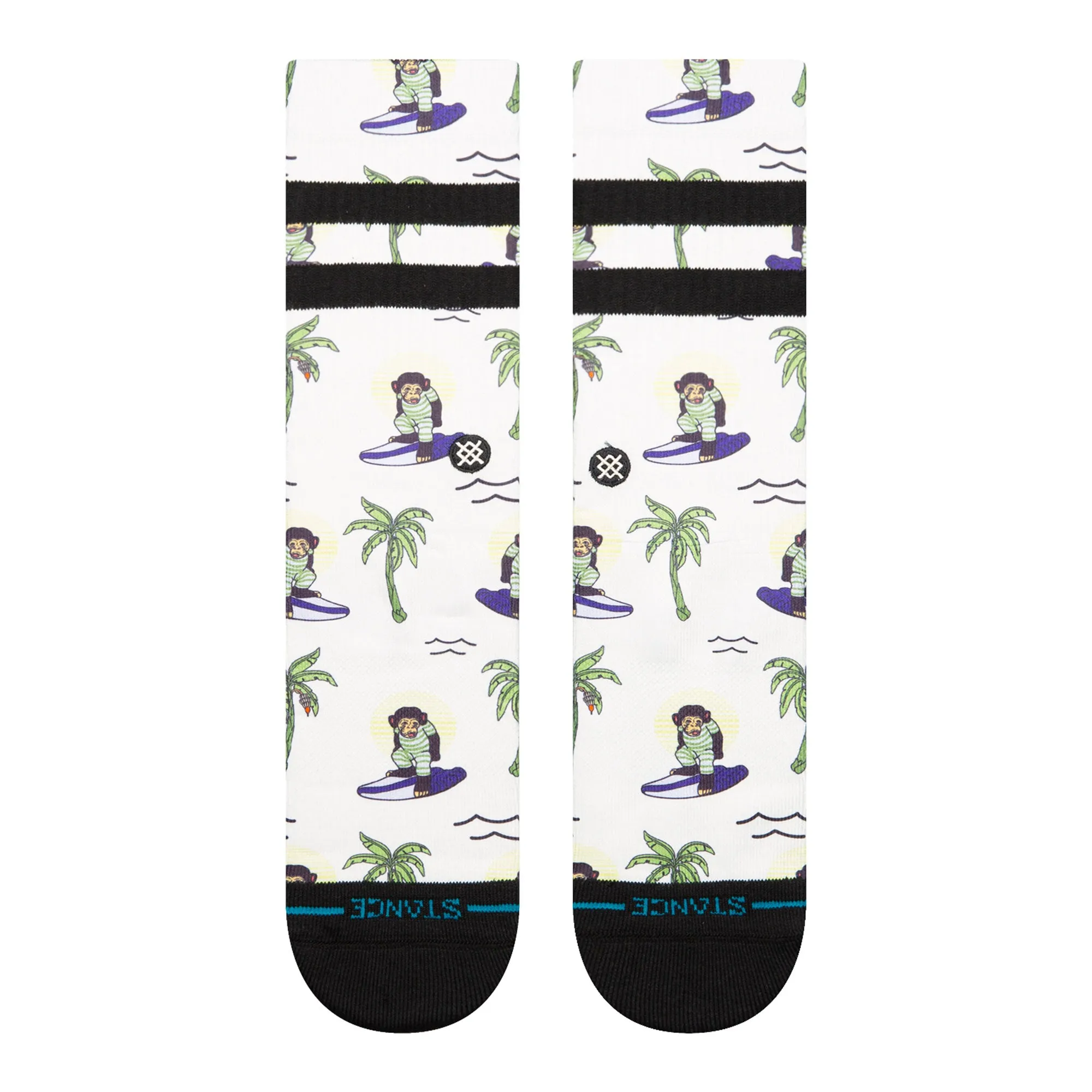 Surfin Monkey Crew Socks sold by OVERKILL product image thumbnail 3