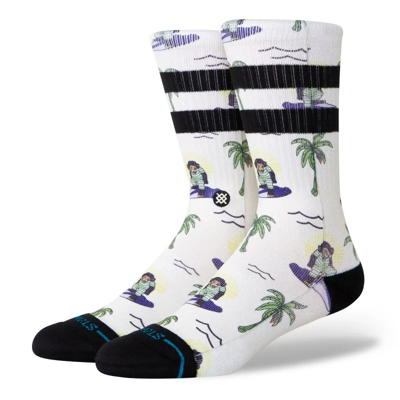 Surfin Monkey Crew Socks made by Stance