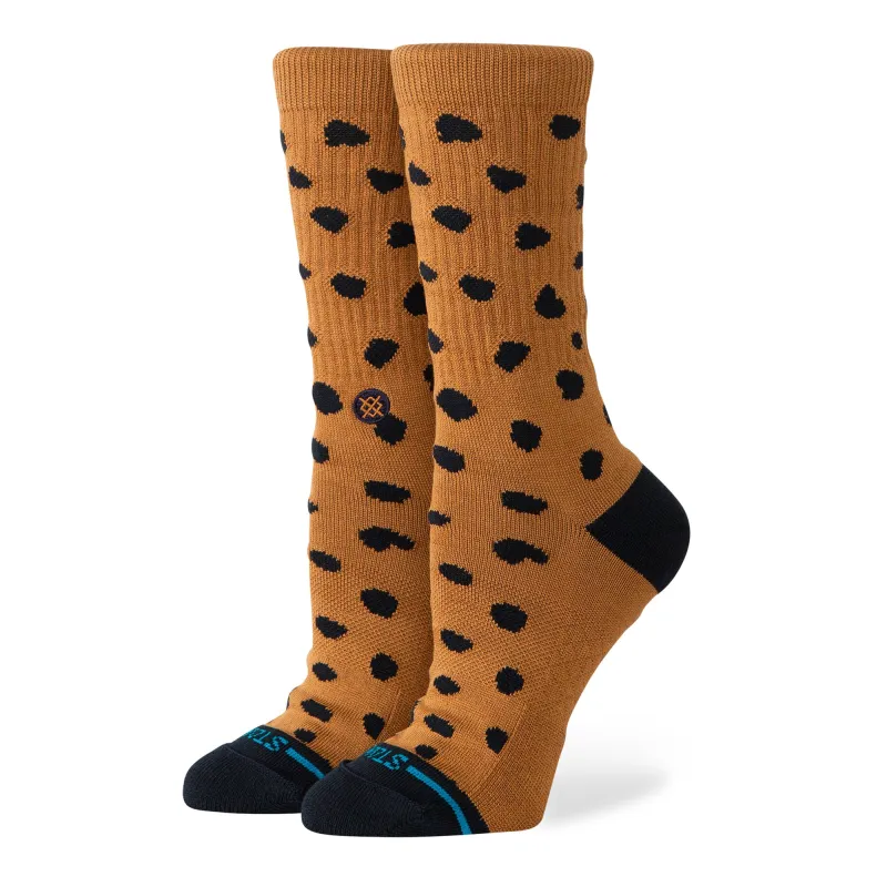 Wmns Leopard Crew Socks made by Stance