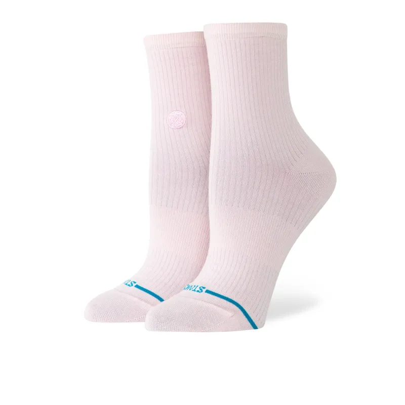 Wmns Fine Rib Quarter Socks made by Stance