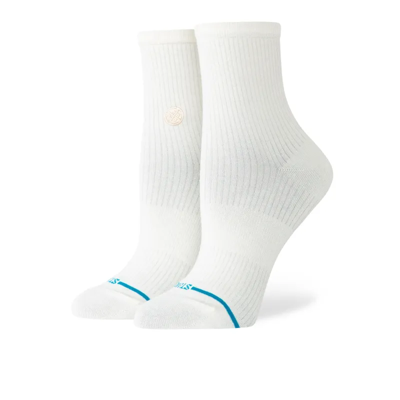 Wmns Fine Rib Quarter Socks made by Stance