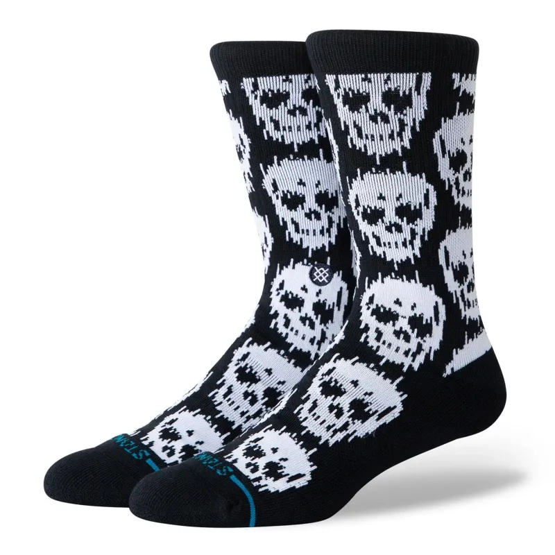 Static Skull Crew Socks made by Stance