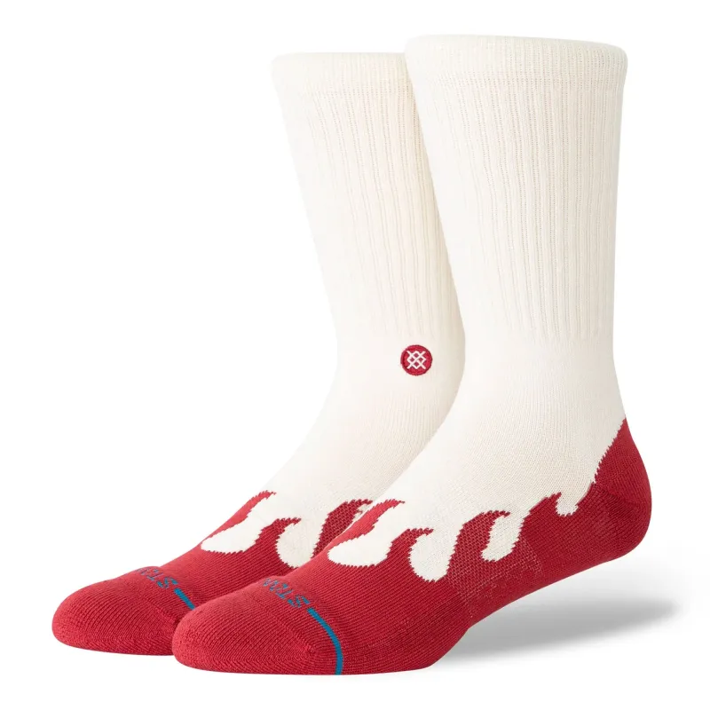 Heating Up Crew Socks made by Stance