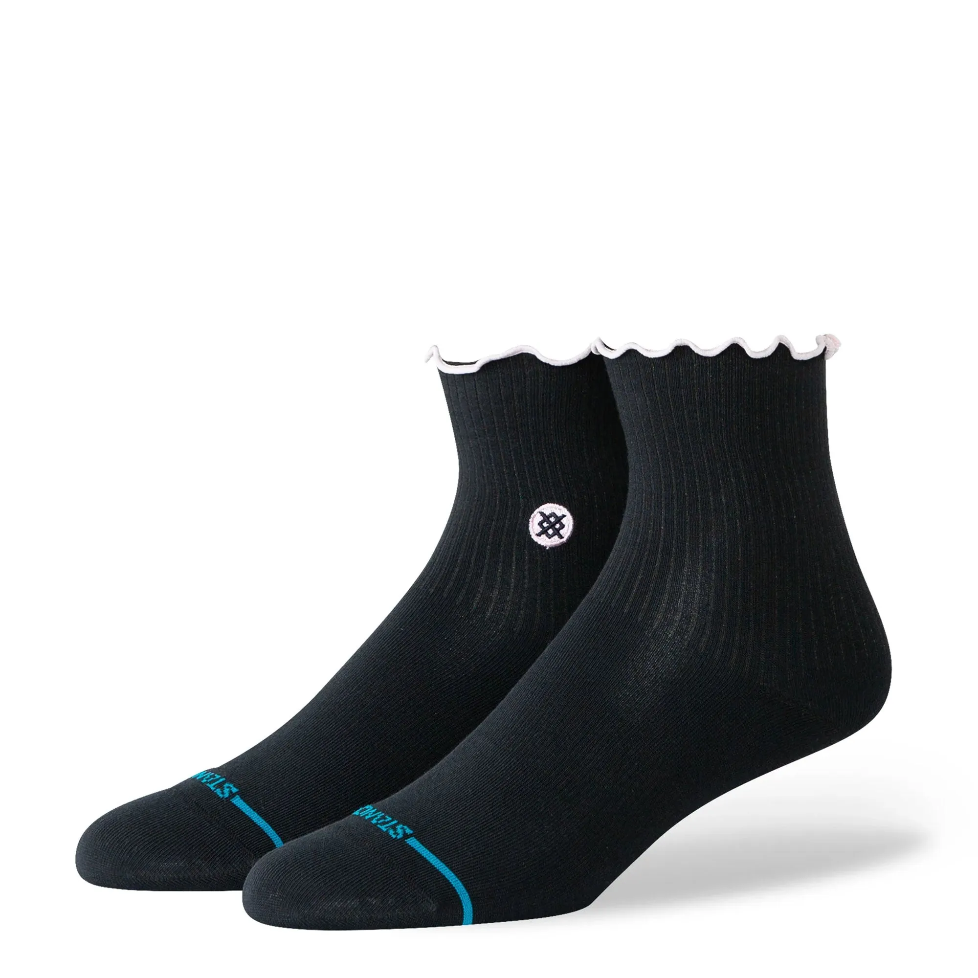 Wmns Pop Ruffle Icon Quarter Socks sold by OVERKILL