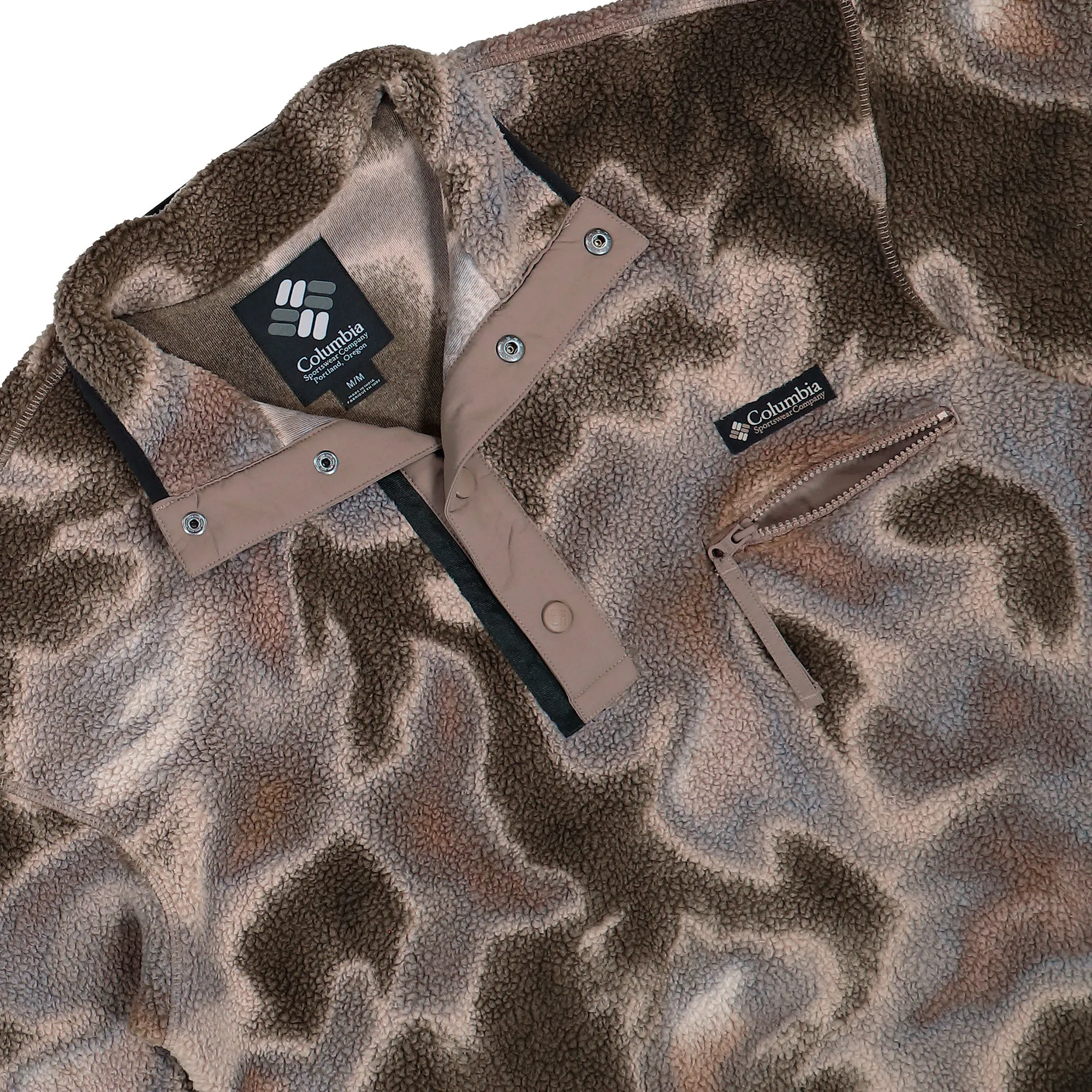 Helvetia II Printed Half Snap Fleece sold by OVERKILL product image thumbnail 3