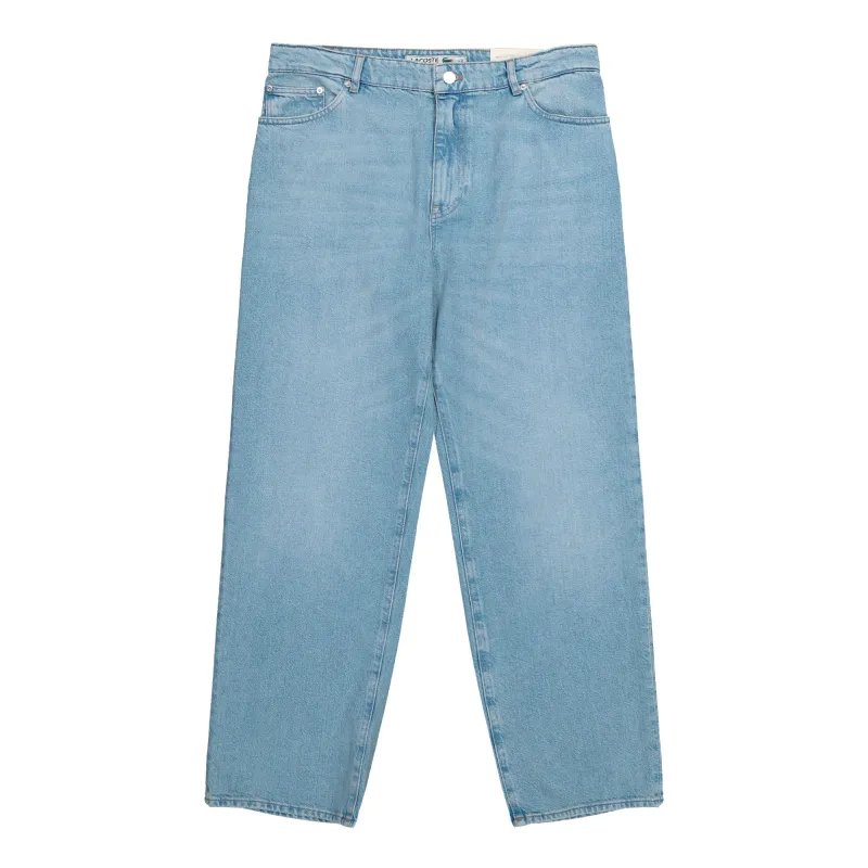 5&nbsp;Pocket Loose Fit Indigo Jeans made by Lacoste