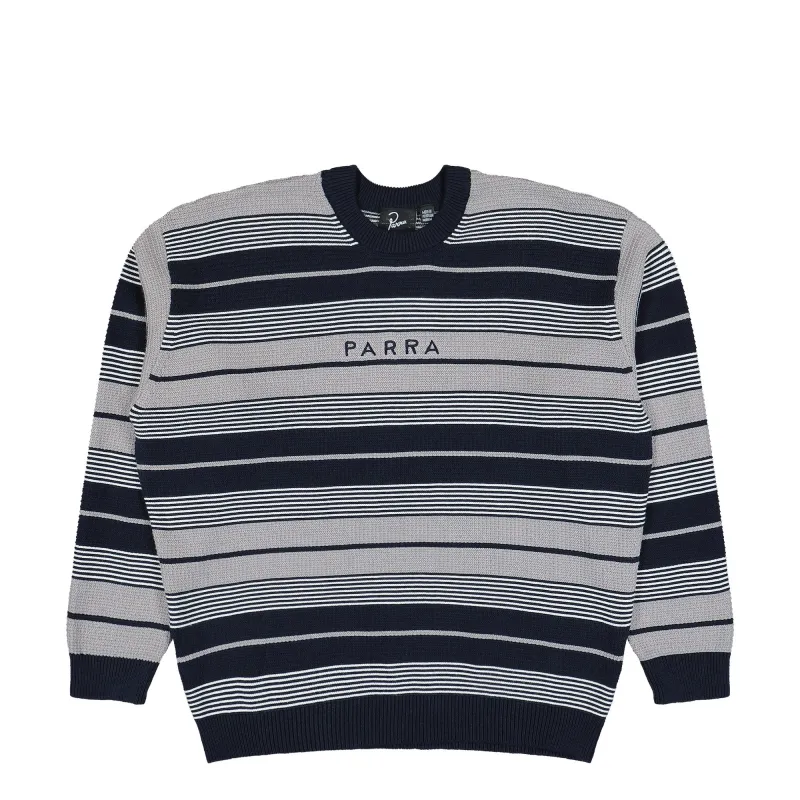 Neatly Striped Knitted Pullover made by by Parra