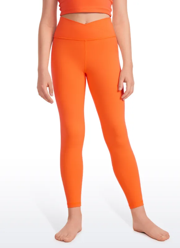 Butterluxe Girls Active Leggings - V Cross Waist sold by CRZ Yoga