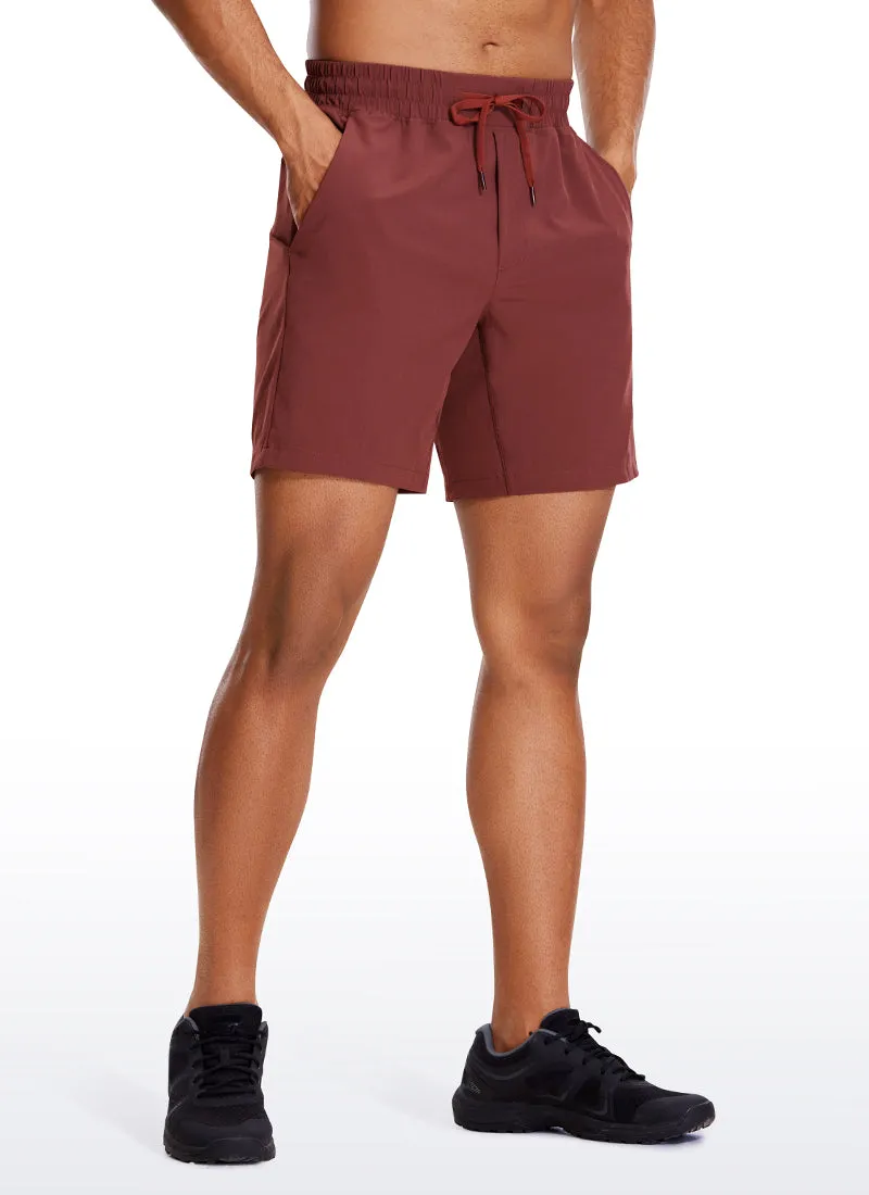 Feathery-Fit Athletic Shorts 7''- Lined sold by CRZ Yoga