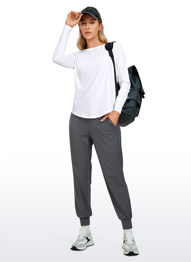 Pima Cotton Workout Long Sleeve sold by CRZ Yoga product image thumbnail 3