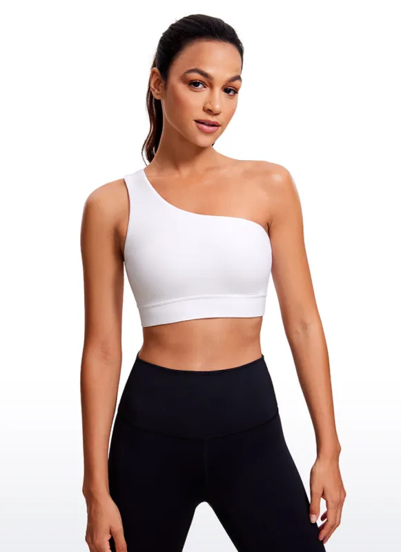 Butterluxe One Shoulder Sports Bra sold by CRZ Yoga