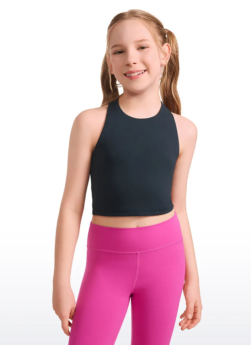 Butterluxe Girls Double Lined Racerback Tank Tops sold by CRZ Yoga