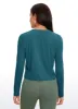 Pima Cotton Cropped Long Sleeve Classic Fit sold by CRZ Yoga