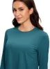 Pima Cotton Cropped Long Sleeve Classic Fit sold by CRZ Yoga