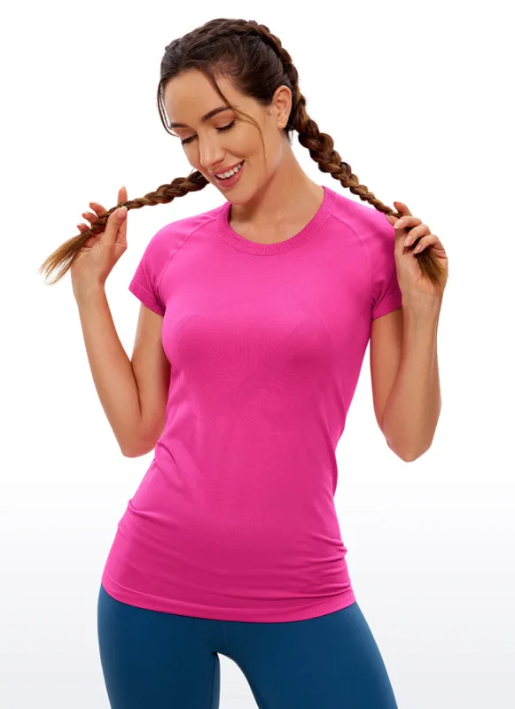 Speedy Seamless Short Sleeves Slim Fit sold by CRZ Yoga