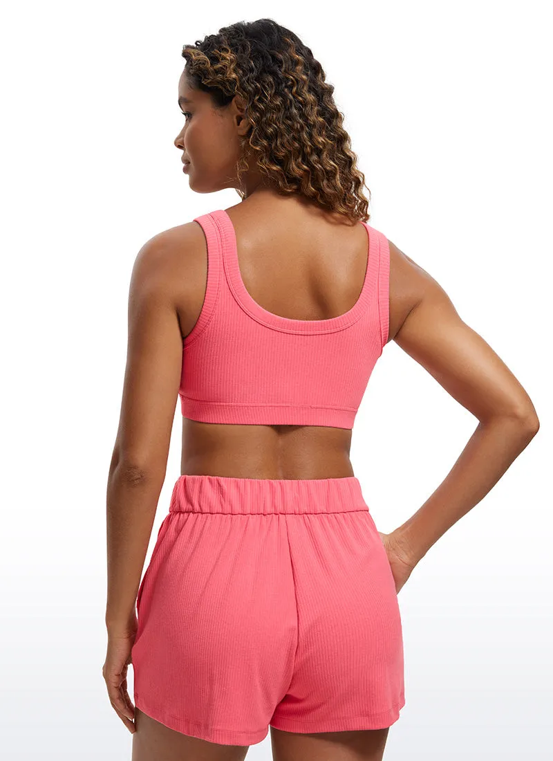 Ribbed U Back Sports Bra sold by CRZ Yoga product image thumbnail 2