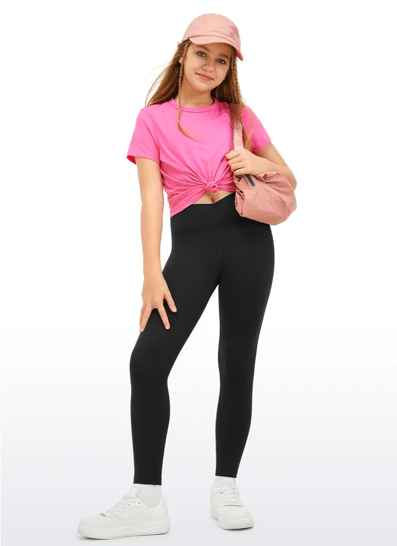 Butterluxe Girls Active Leggings - V Cross Waist sold by CRZ Yoga product image thumbnail 3