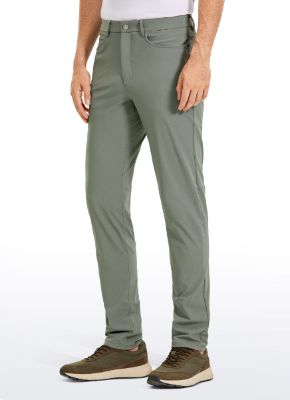 Stretch Slim-Fit Pants 35'' - 5 Pockets sold by CRZ Yoga