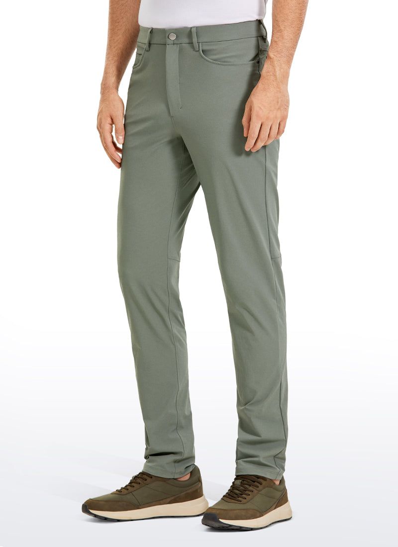 Stretch Slim-Fit Pants 35'' - 5 Pockets sold by CRZ Yoga