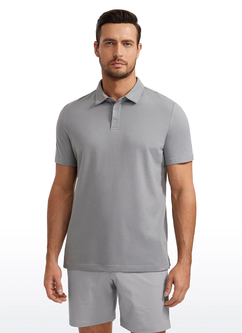 Pique Polo Short Sleeves sold by CRZ Yoga product image thumbnail 5
