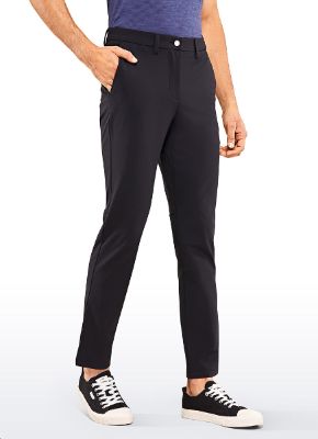 Stretch Slim-Fit Pants with Pockets 31'' sold by CRZ Yoga