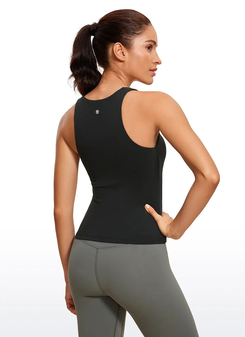 Butterluxe V Neck Waist-Length Tank Racerback sold by CRZ Yoga product image thumbnail 2