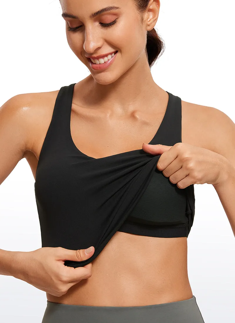 Butterluxe V Neck Waist-Length Tank Racerback sold by CRZ Yoga product image thumbnail 4
