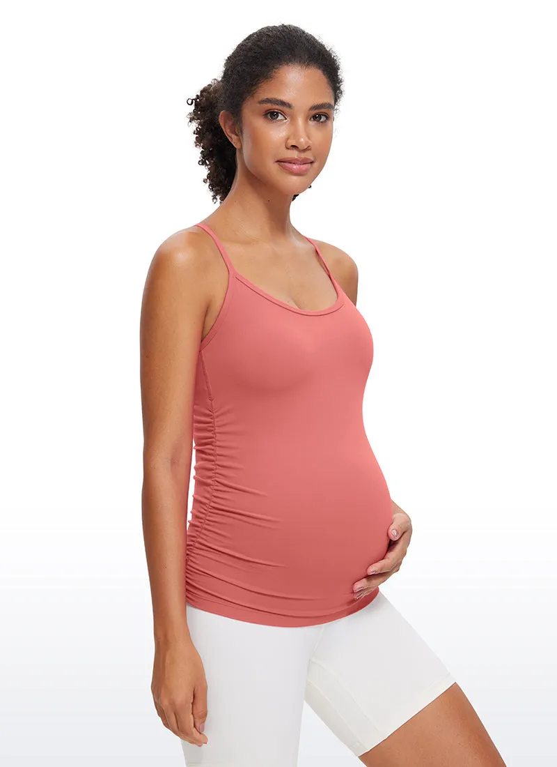 Butterluxe Ruche Sides Y Back Maternity Tank sold by CRZ Yoga product image thumbnail 5