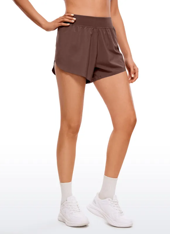 Feathery-Fit Soft Lined Mid Rise Short 4'' sold by CRZ Yoga
