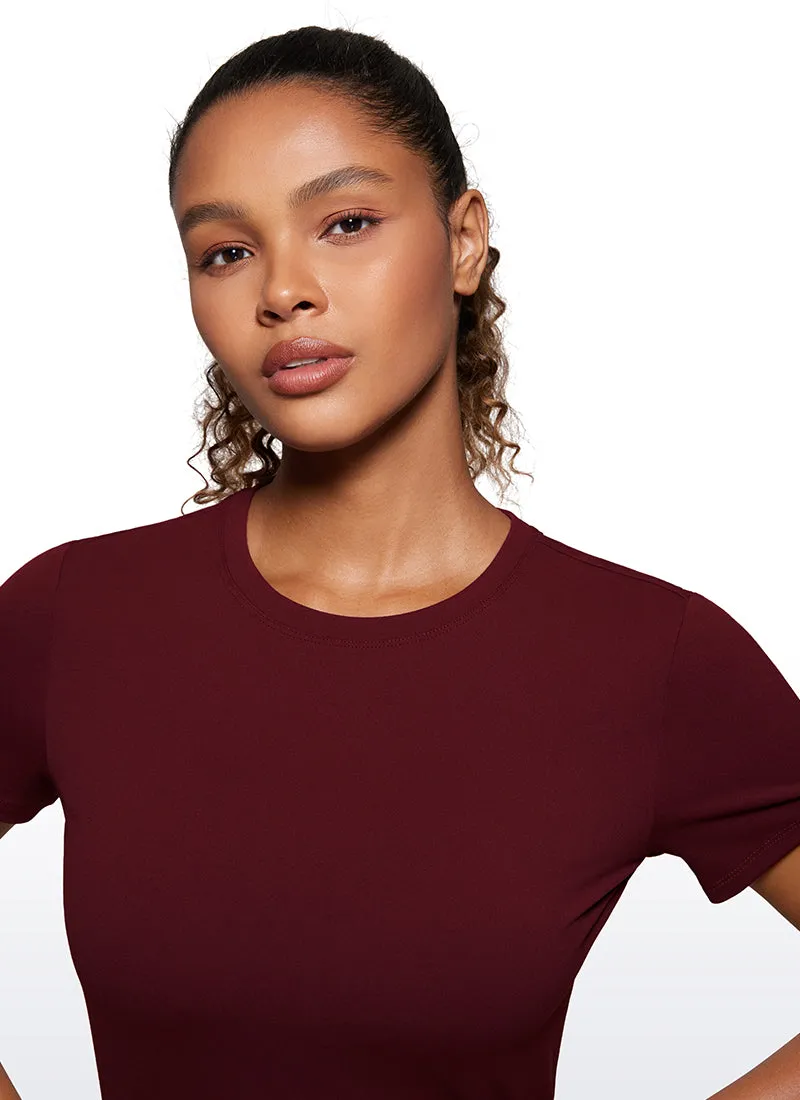 Butterluxe Cropped Short Sleeve sold by CRZ Yoga product image thumbnail 4