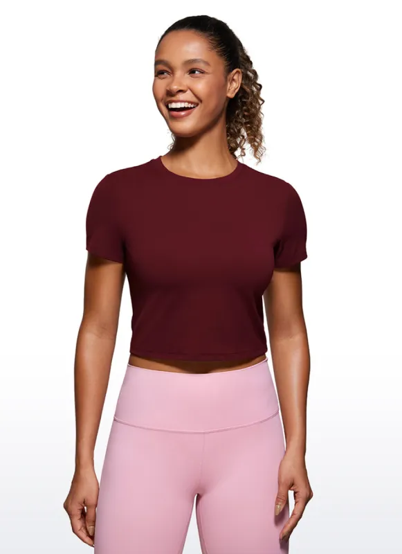 Butterluxe Cropped Short Sleeve sold by CRZ Yoga
