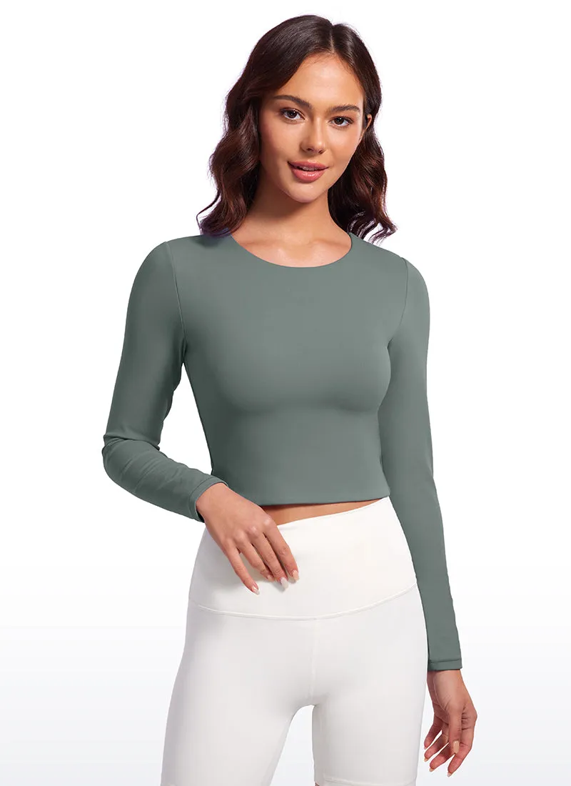 Butterluxe Double Lined Cropped Long Sleeve sold by CRZ Yoga product image thumbnail 5