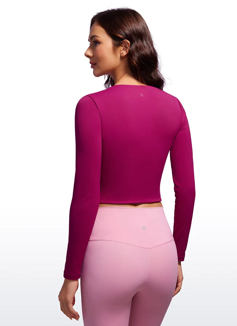 Butterluxe Double Lined Cropped Long Sleeve sold by CRZ Yoga product image thumbnail 2